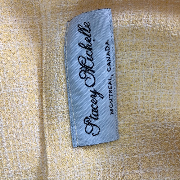 💐vintage yellow short sleeve blazer - Picture 7 of 7